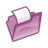  Folder violet open